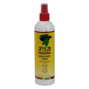 African Essence - Braid Sheen Spray for Human and Synthetic 12 fl oz