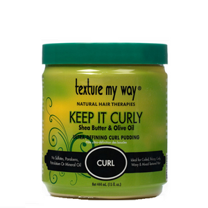 Texture my Way - Keep it Curly Shea Butter and Olive Oil Ultra-Defining Curl Pudding 15 oz