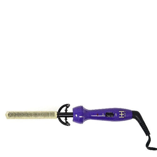  Hot & Hotter - Ceramic Electrical Pressing Comb - Purple &  Gold - Up to (450) - (360) Swivel Cord - Worldwide Dual Voltage : Beauty &  Personal Care