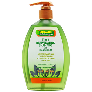 Organic Hair Energizer - 5 in 1 Rejuvenating Shampoo 13 fl oz