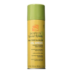 Isoplus - Natural Remedy Tea Tree and Aloe Oil Sheen Hair Spray