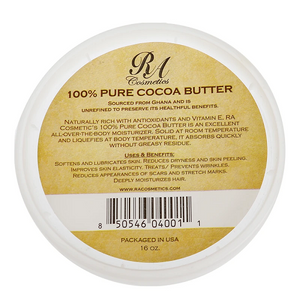 RA Cosmetics - 100% Pure Cocoa Butter