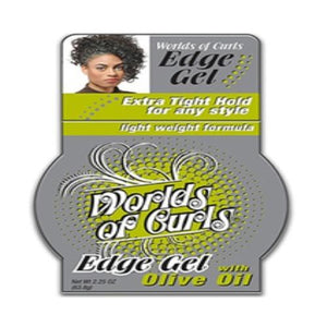 Worlds of Curls - Olive Oil Edge Gel 2.25 oz