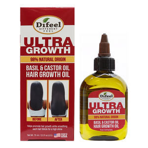 Sunflower Difeel - Basil and Castor Oil Hair Growth Oil 2.5 fl oz