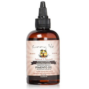 Sunny Isle - Jamaican Organic Pimento Oil with Black Castor Oil 4 fl oz