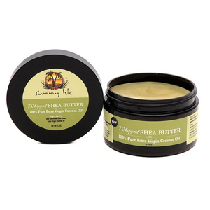 Sunny Isle - 100% Pure Extra Virgin Coconut Oil Whipped Shea Butter 4 fl oz