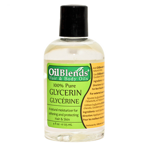Oil Blends Hair and Body Oils - Pure Glycerin Moisturizer 4 fl oz