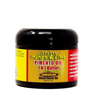 Jamaican Mango and Lime - Pimento Oil 7 n 1 Butter Black Castor Oil 6 oz