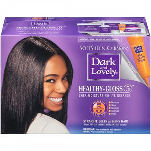 Dark and Lovely - Healthy Gloss 5 Shea Moisture No Lye Relaxer Kit