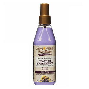 Crème of Nature - Pure Honey Hair Food Acai Berry Leave In Treatment 8 fl oz