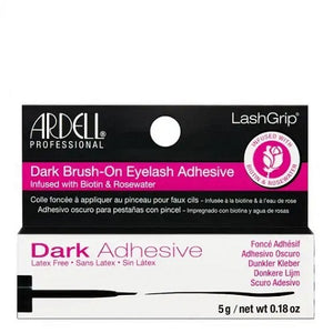 Ardell - LashGrip Brush On Lash Adhesive Infused With Biotin and Rosewater Dark 0.18 oz