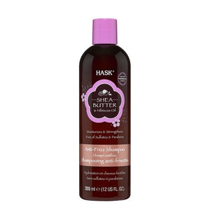 Hask - Shea Butter and Hibiscus Oil Anti Frizz Shampoo 12 fl oz