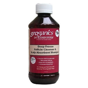 Groganics - DHT Blocker Deep Freezer Follicle Cleanser and Shampoo 8 oz