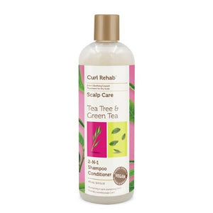 Curl Rehab - Tea Tree Oil and Green Tea 2 in 1 Shampoo Conditioner 16 fl oz