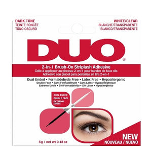 Duo - 2 In 1 Brush On StripLash Adhesive Dark and Clear 0.18 oz