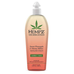 Hempz - Sweet Pineapple and Honey Melon Hydrating Bath and Body Oil 6.76 fl oz