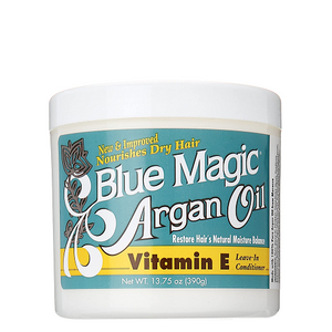 Blue Magic - Argan Oil Vitamin E Leave In Conditioner 13.75 oz