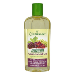 Cococare - 100% Natural Grapeseed Oil with Vitamin E 4 fl oz