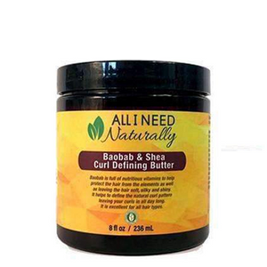 All I Need - Naturally Baobab and Shea Curl Defining Butter 8 oz