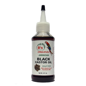 B's Organic - Jamaican Black Caster Oil Scalp Food 4 fl oz