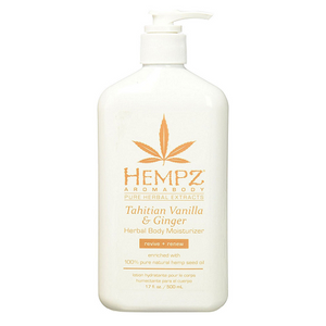 Hempz - Tahitian Vanilla and Ginger Herbal Body Moisturizer 17 fl oz