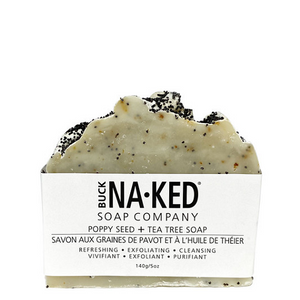 Buck Naked Soap Company - Tea Tree and Poppyseed Soap