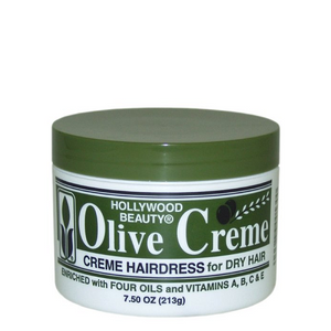 Hollywood Beauty - Olive Creme Hairdresser for Dry Hair 7.5 oz
