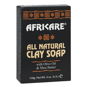 Africare - All Natural Clay Soap with Olive Oil and Shea Butter 4 oz