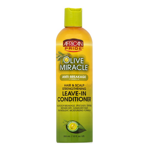 African Pride - Olive Miracle Hair and Scalp Strengthening Leave In Conditioner 12 fl oz