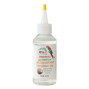 B's Organic - Liquified Coconut Oil Scalp Food 4 fl oz