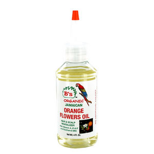B's Organic - Orange Flowers Oil Hair and Scalp Revitalizer 4 fl oz
