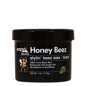 Ampro - Honey Beez Stylin' Beez Wax Black 4 oz