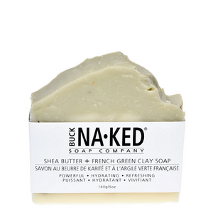Buck Naked Soap Company - Shea Butter and French Green Clay Soap