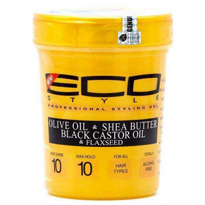 Eco Style - Olive Oil and Shea Butter Black Castor Oil and Flaxseed Styling Gel