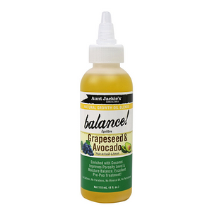 Aunt Jackie's - Balance Grapeseed and Avocado Natural Growth Oil 4 fl oz