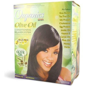 Africa's Best - Organics Olive Oil Conditioning Relaxer System No-Lye Regular