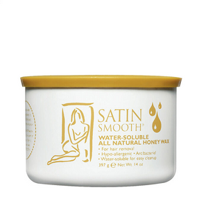 Satin Smooth - Water Soluble All Natural Honey Wax 14 oz
