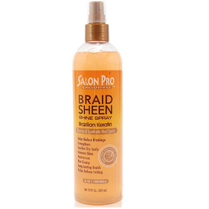 Salon Pro - Braid Sheen Shine Spray Brazilian Keratin 12 oz