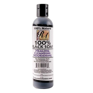 RA Cosmetics - 100% Natural Liquid Black Soap