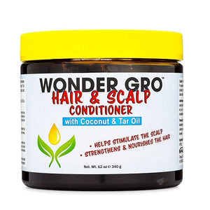 Wonder Gro - Hair and Scalp Conditioner with Coconut and Tar Oil 12 oz