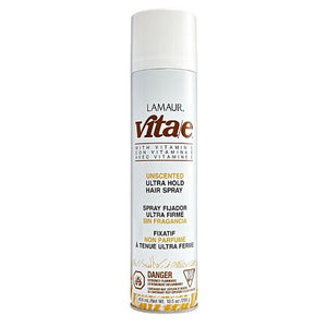 Lamaur - Vitae with Vitamin E Unscented Ultra Hold Hair Spray 10.5 oz