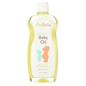 Olive Babies - Softening Baby Oil Hypoallergenic 12 fl oz