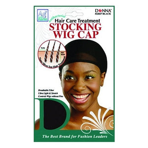 DONNA - Hair Care Treatment Stocking Wig Cap Black