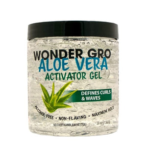 Wonder Gro - Aloe Vera Activator Gel for Curls 20 oz