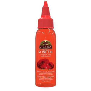 OKAY - Paraben Free Rose Oil relieves Dry Itching Skin 2 oz