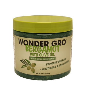 Wonder Gro - Hair and Scalp Conditioner Bergamot with Olive Oil 12 oz