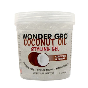 Wonder Gro - Coconut Oil Styling Gel 16 oz