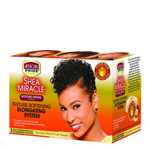 African Pride - Shea Butter Miracle Texture Softening Elongating System for Curly Textures