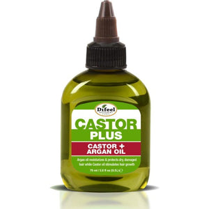 Sunflower Difeel - Castor and Argan Oil Premium Hair Oil 2.5 fl oz