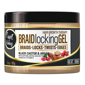 Next Image - Braid Locking Gel Black Castor and Argan